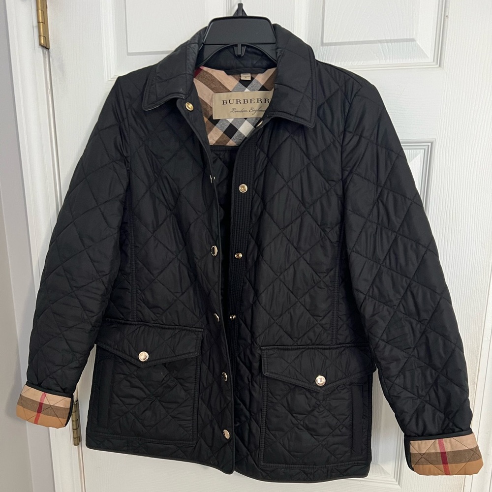 Burberry quilted coat